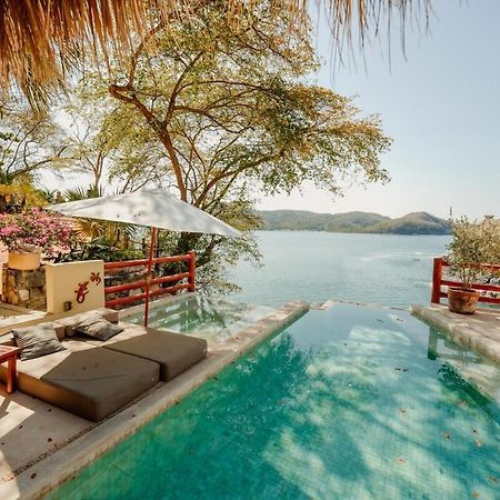 Dream Villa With Private Beach And Catering Zihuatanejo Extérieur photo