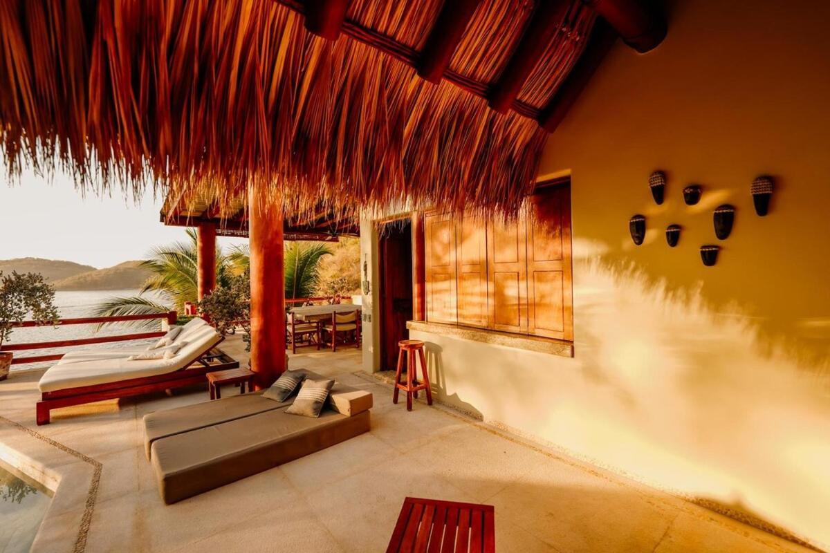 Dream Villa With Private Beach And Catering Zihuatanejo Extérieur photo