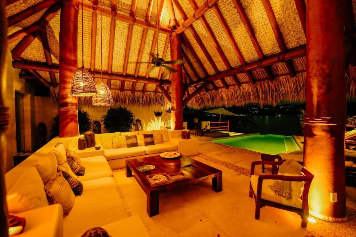 Dream Villa With Private Beach And Catering Zihuatanejo Extérieur photo