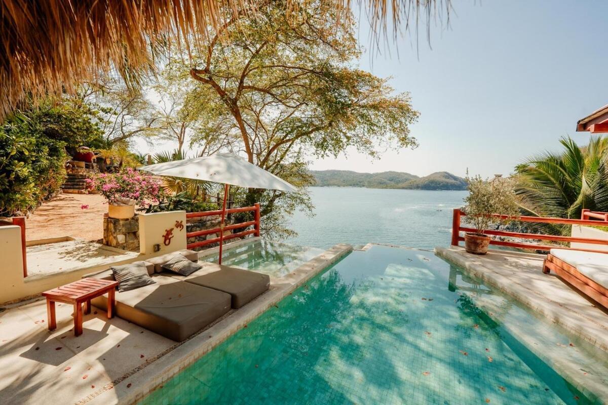 Dream Villa With Private Beach And Catering Zihuatanejo Extérieur photo